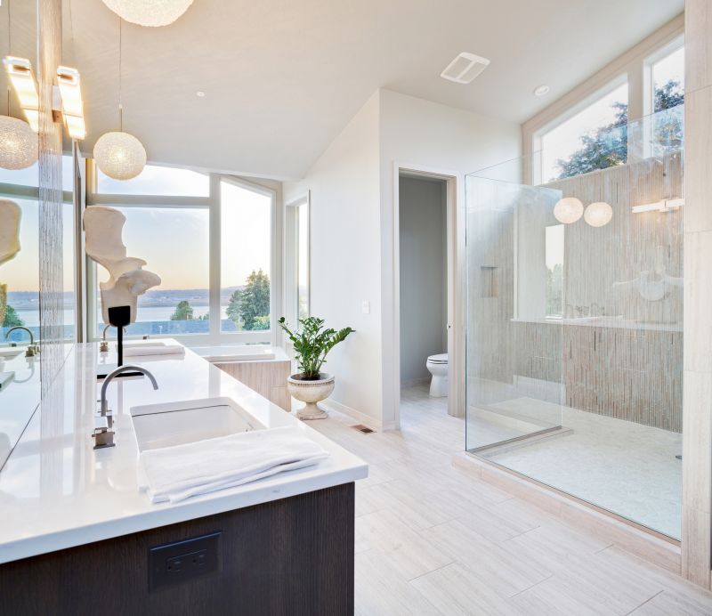 Bright, Open Shower Space